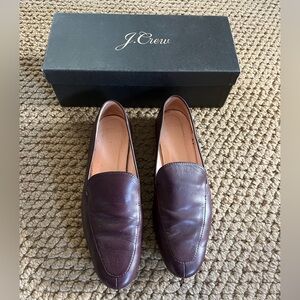 J.Crew Leather Oxblood Driving Moccasins Sz 9
